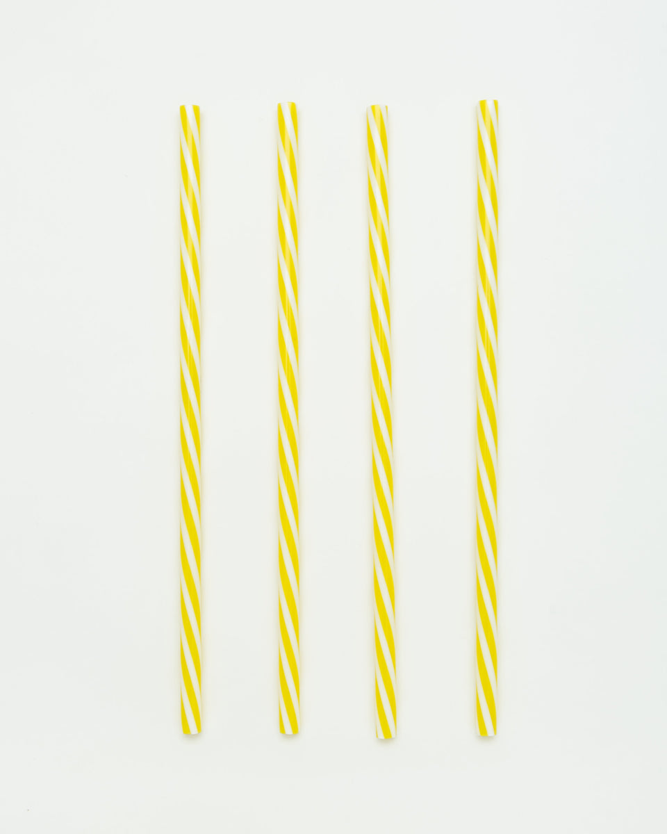 Jacent Plastic Reusable Kids Straws (24 x 6 straws per pack plus