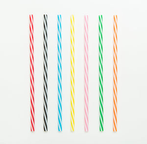 reusable plastic straws party supplies 